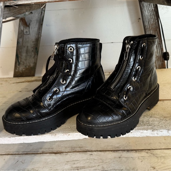 Sugar Black Combat Boots - Picture 14 of 16